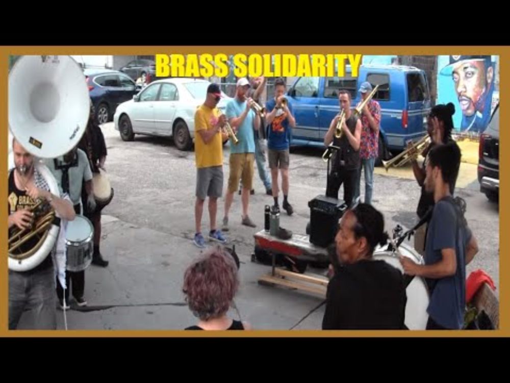 (RAW VIDEO) Monday July 21, 2025 - Brass Solidarity @ GEORGE FLOYD SQUARE