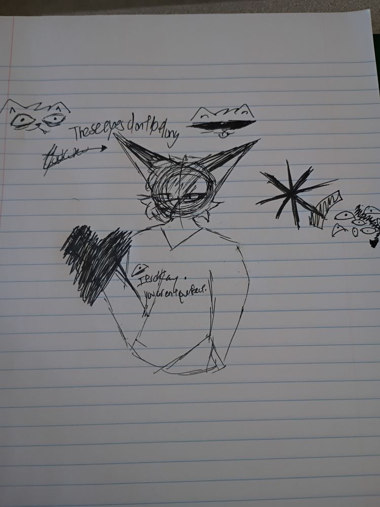 These eyes don't belong to me. 