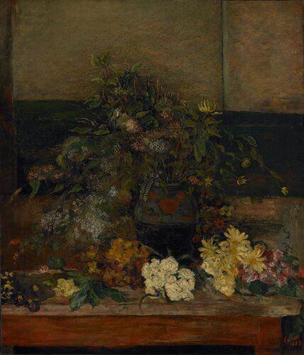 Still life. Vase of flowers.