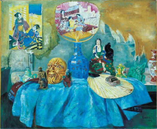 Still life with chinoiseries