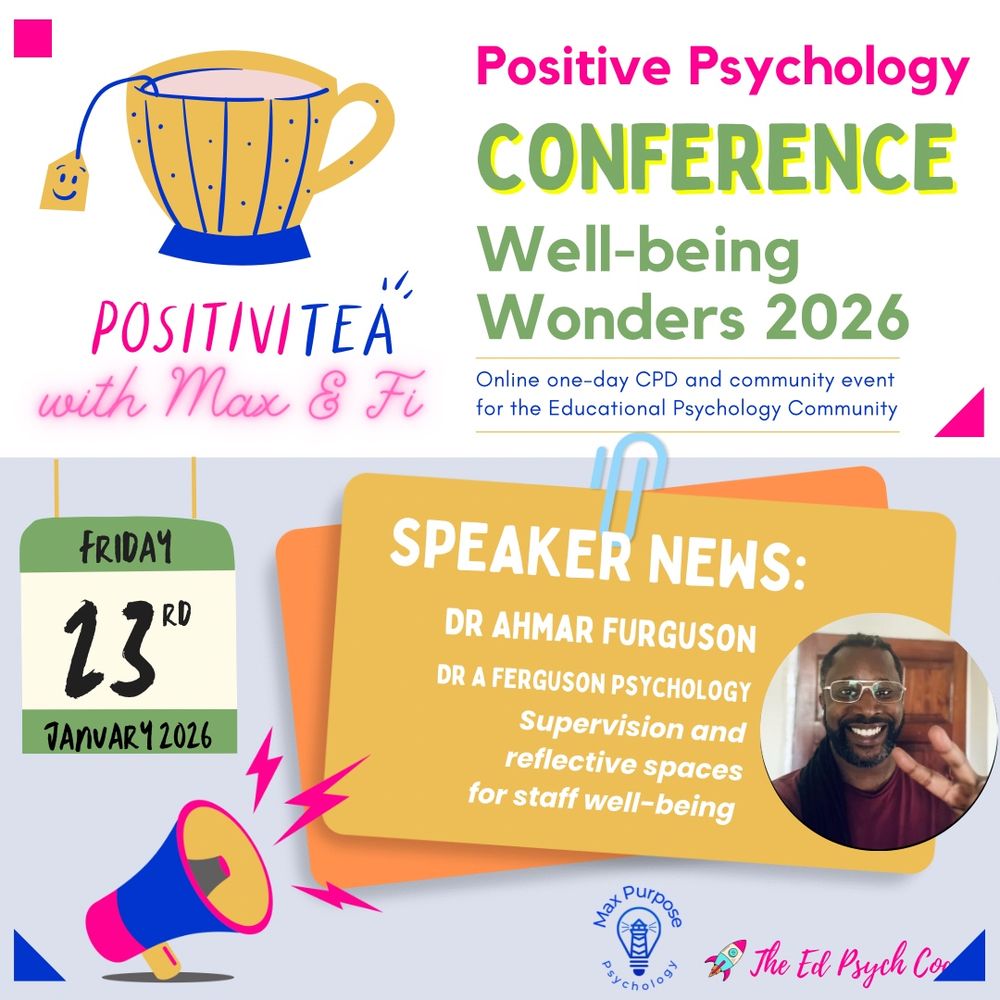 Speaker news: Dr Ahmar Ferguson. Supervision and reflective spaces for staff well-being 