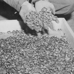Wedding rings seized from Holocaust victims 