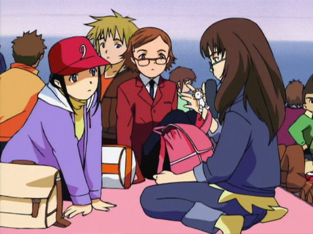 The members of C-DRiVE waiting in a disaster shelter.