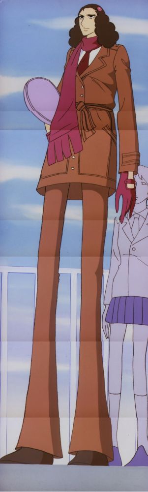 Stitch of the introductory shot of Midorikawa Ranko. It exaggerates her height.