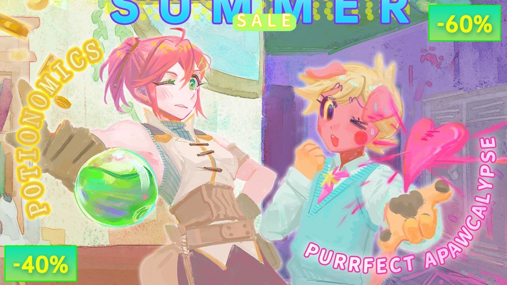 绘制了两位游戏的主人公3，他们都是我在各自游戏里最喜欢的角色！