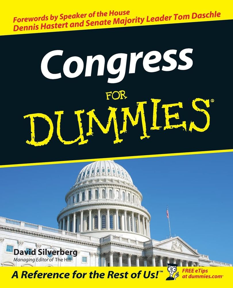 Picture of a 'Congress For Dummies' book