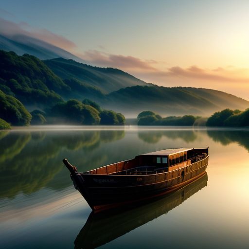 Inspirational quote: Like a riverboat threading through morning mist, we find our path by pushing against the currents th...