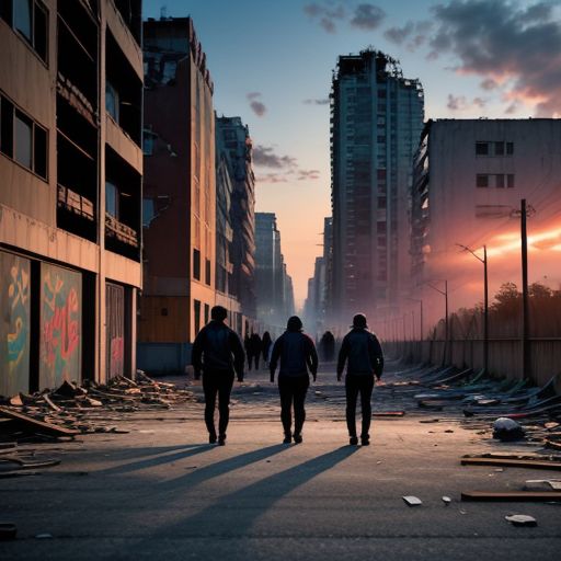 Inspirational quote: In the city's fractured rhythm, find the beauty of incomplete symmetries.