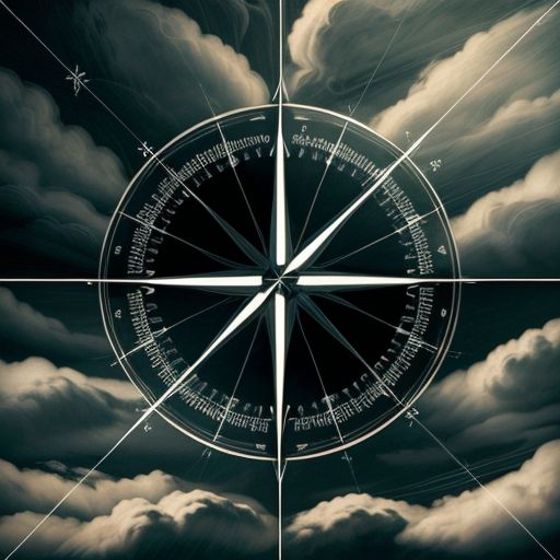 Inspirational quote: As the compass needle trembles, it finds true north in the stillness between oscillations.