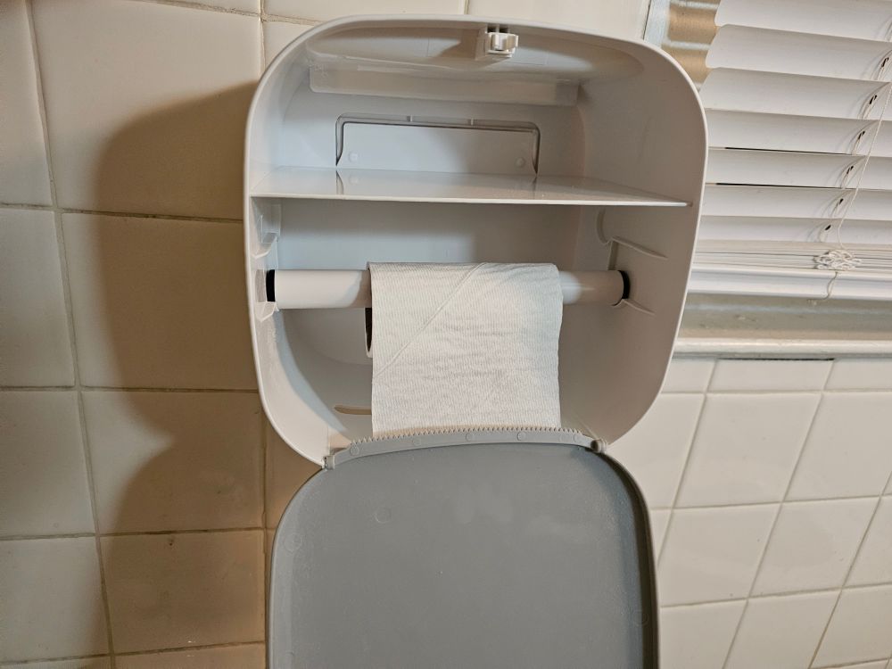 almost out of toilet paper