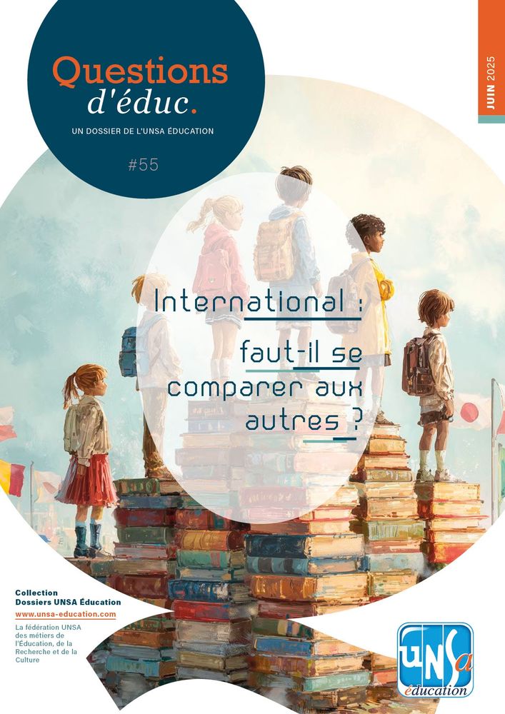 Couverture du magazine Questions d'éduc. International : faut-il se comparer aux autres ?