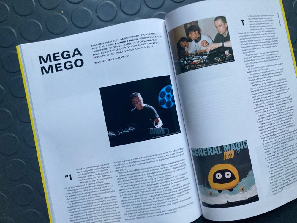 Four page feature on Editions Mego