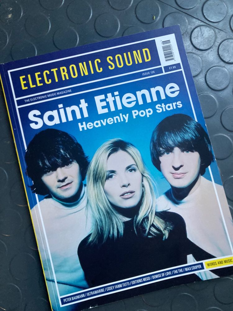 New issue of Electronic Sound magazine with St Etienne on the cover