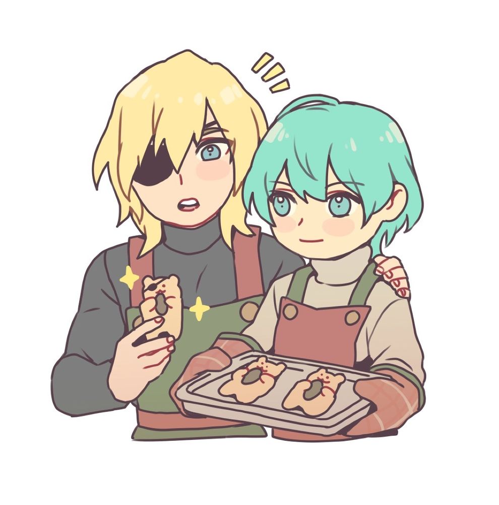 mdimileth made cookies as you can see mbyleth is a lil more detail oriented