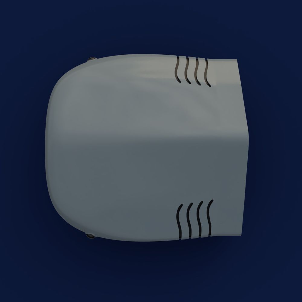 Rendering of a 3D sculpt of a whale shark