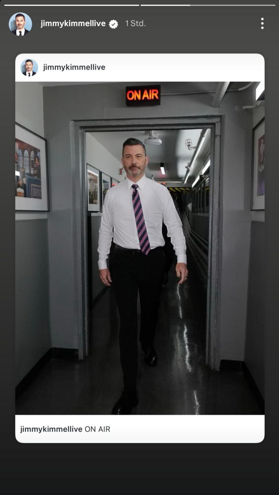 Post von Jimmy Kimmel: On Air