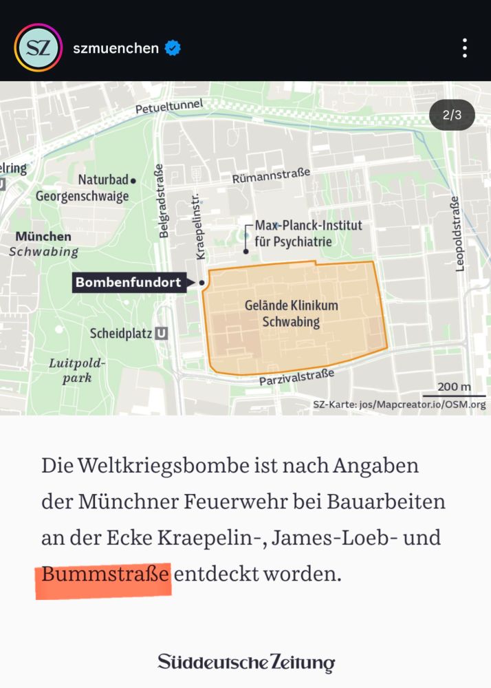 Meldung der SZ mit Fundort
