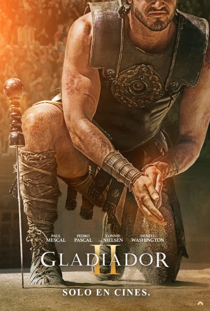 poster for gladiator 2 in spanish