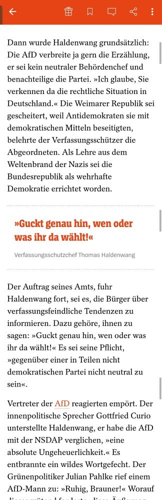 Screenshot eines Spiegel-Artikels.