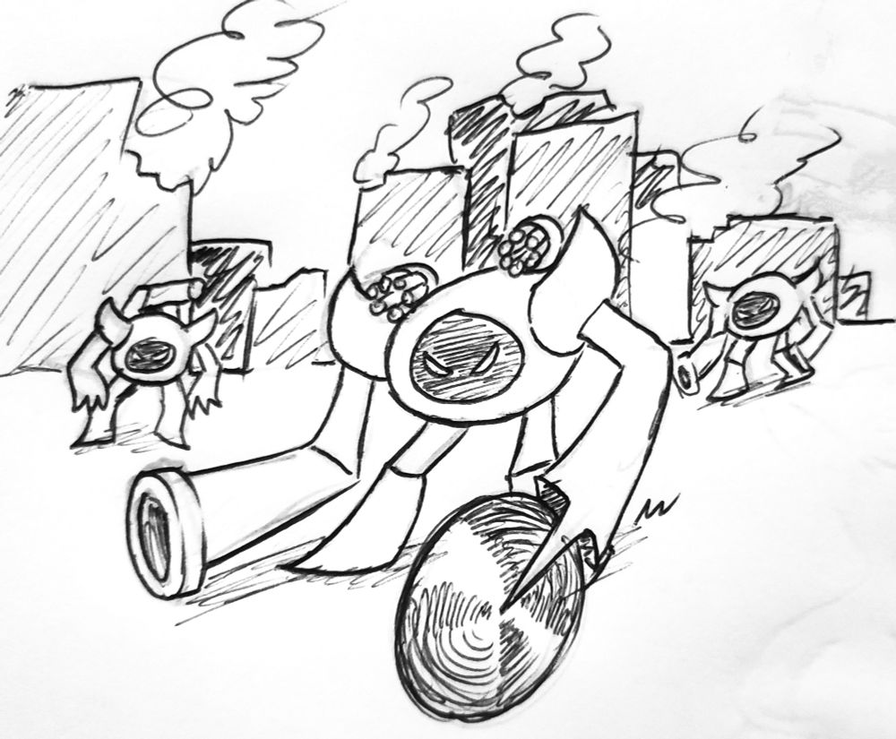 The Evil Robot Army

Design by me ofc :)

Who is behind them, mystery for now