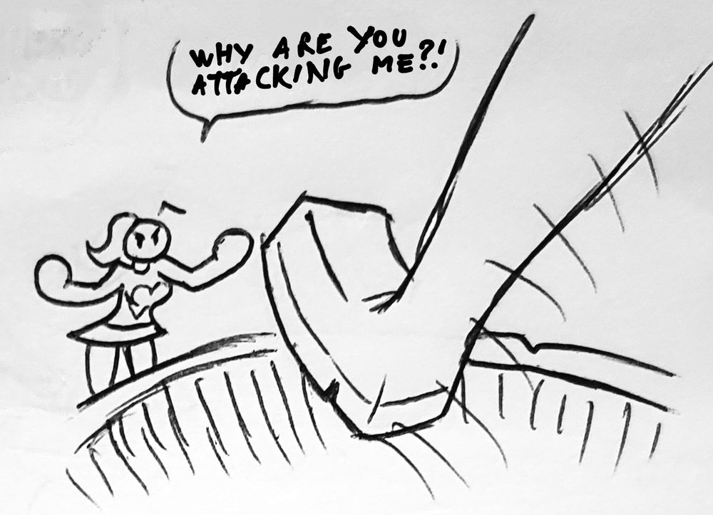 "Why are you attacking me?!" say Mignya