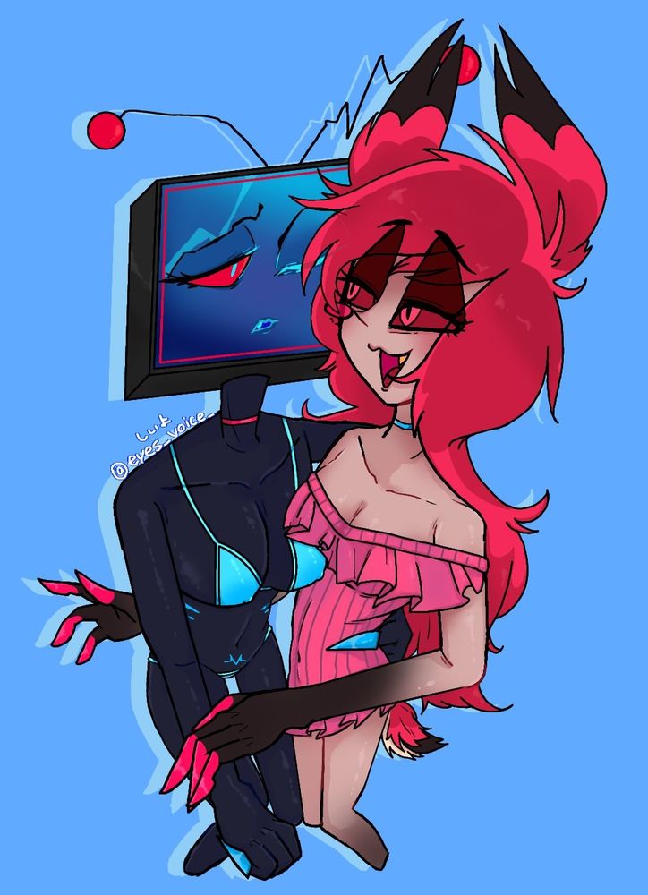 女体化水着の📺🦌です