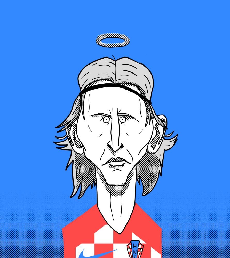 artwork of Modric