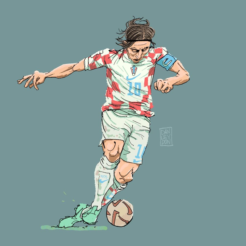 artwork of Modric