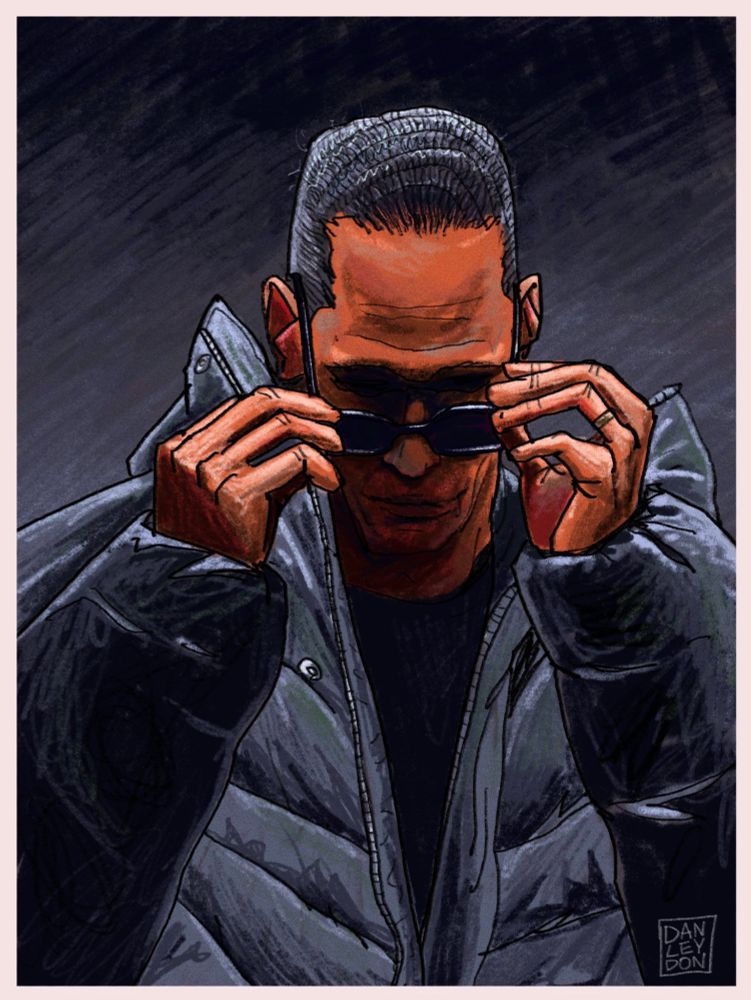 van dijk with shades
