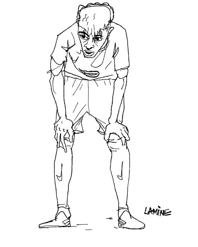 Ink drawing of Yamal 