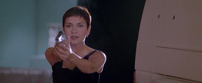 Detective Johnson from Rush Hour, lookin sexy and pointing a gun at me 