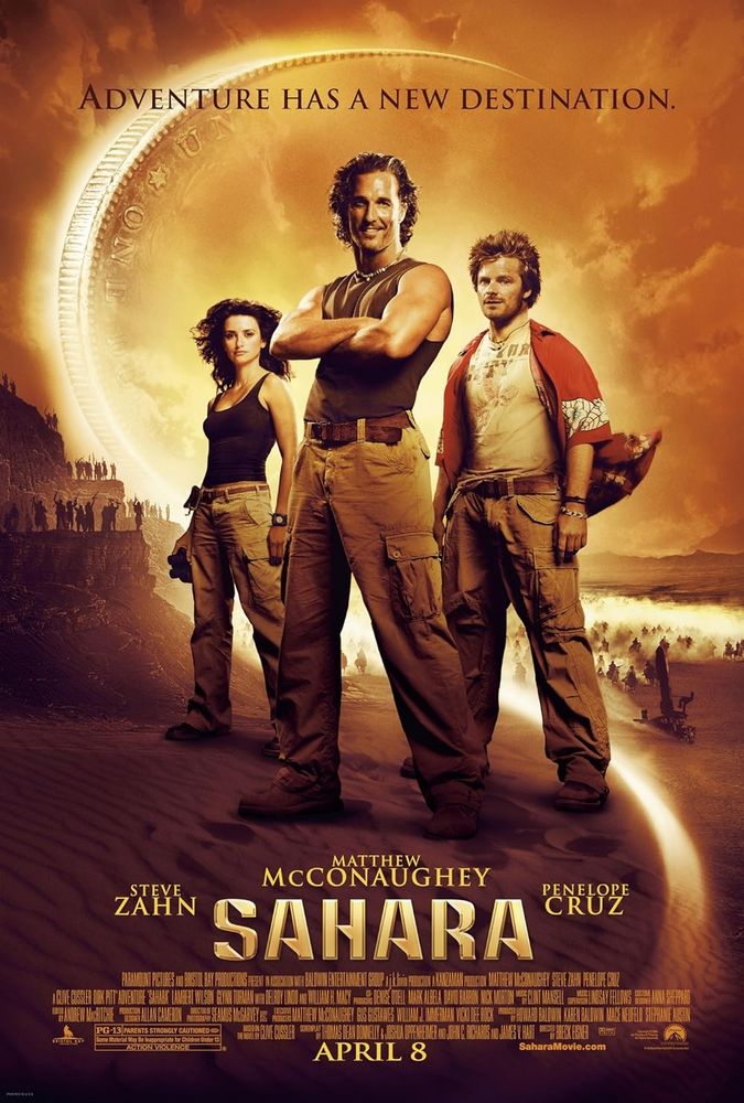 Sahara (2005) ⭐ 6.1 | Action, Adventure, Comedy
