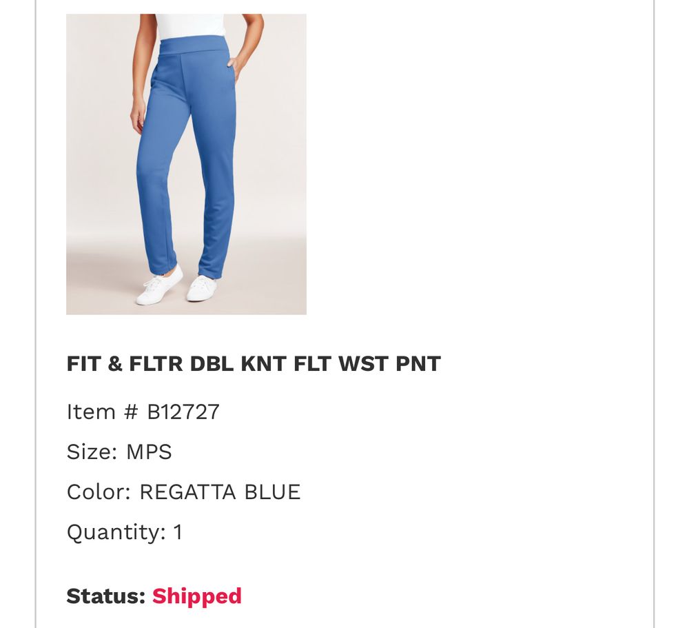 Sensible, stylish and versatile pants in Regatta Blue. 