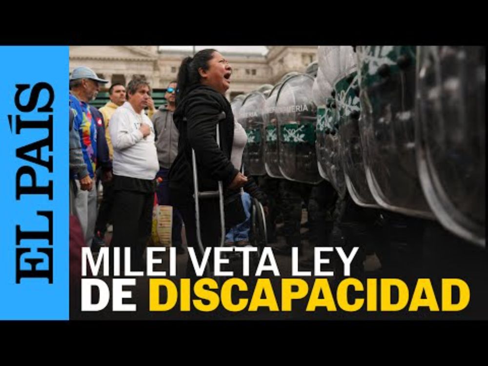 LEY DE DISCAPACIDAD: Miles marchan por el veto de JAVIER MILEI en ARGENTINA | EL PAÍS