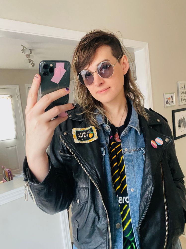 Mirror selfie of me
