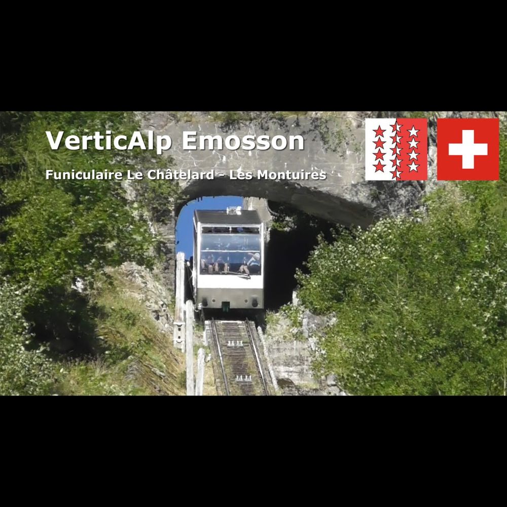 VerticAlp Emosson (1/3) Funiculaire Le Châtelard - Les Montuires (Septembre 2023) 4K