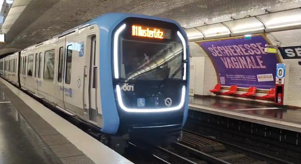 Nouveau matériel MF19 de la Ligne 10 du métro de Paris