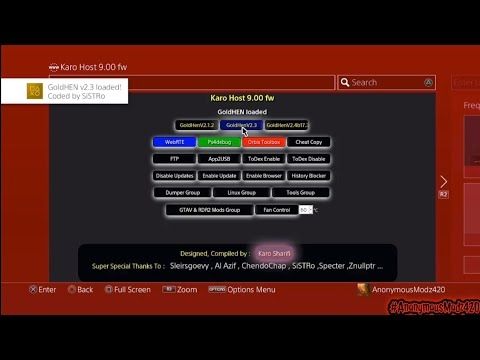 My PS4 GoldHEN Jailbreak 9.00