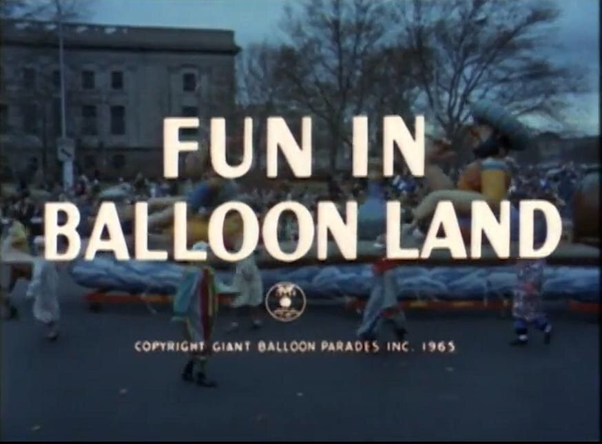 The title card for fun in balloon land