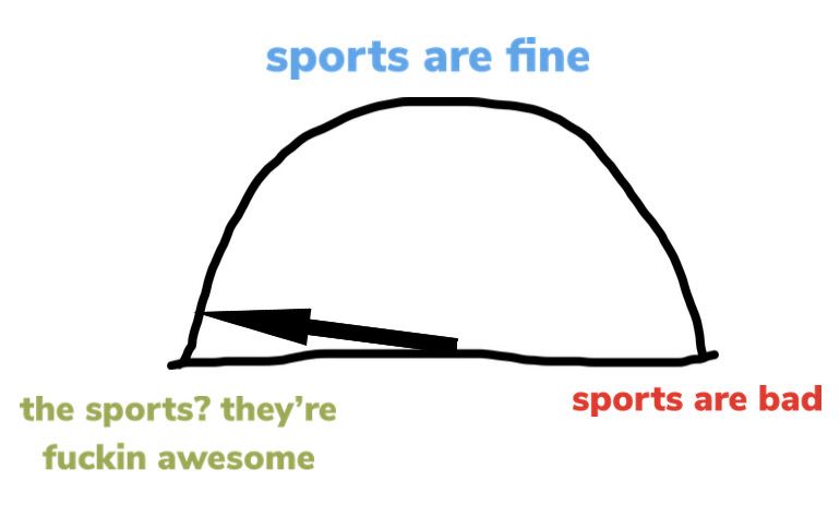 The sports are fuckin awesome