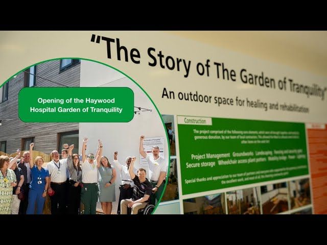Opening of the Haywood Hospital Garden of Tranquility