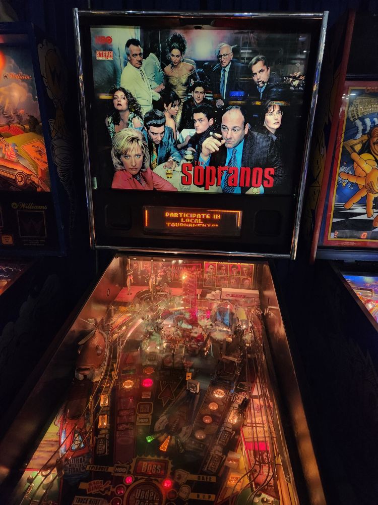 The Sopranos pinball machine 