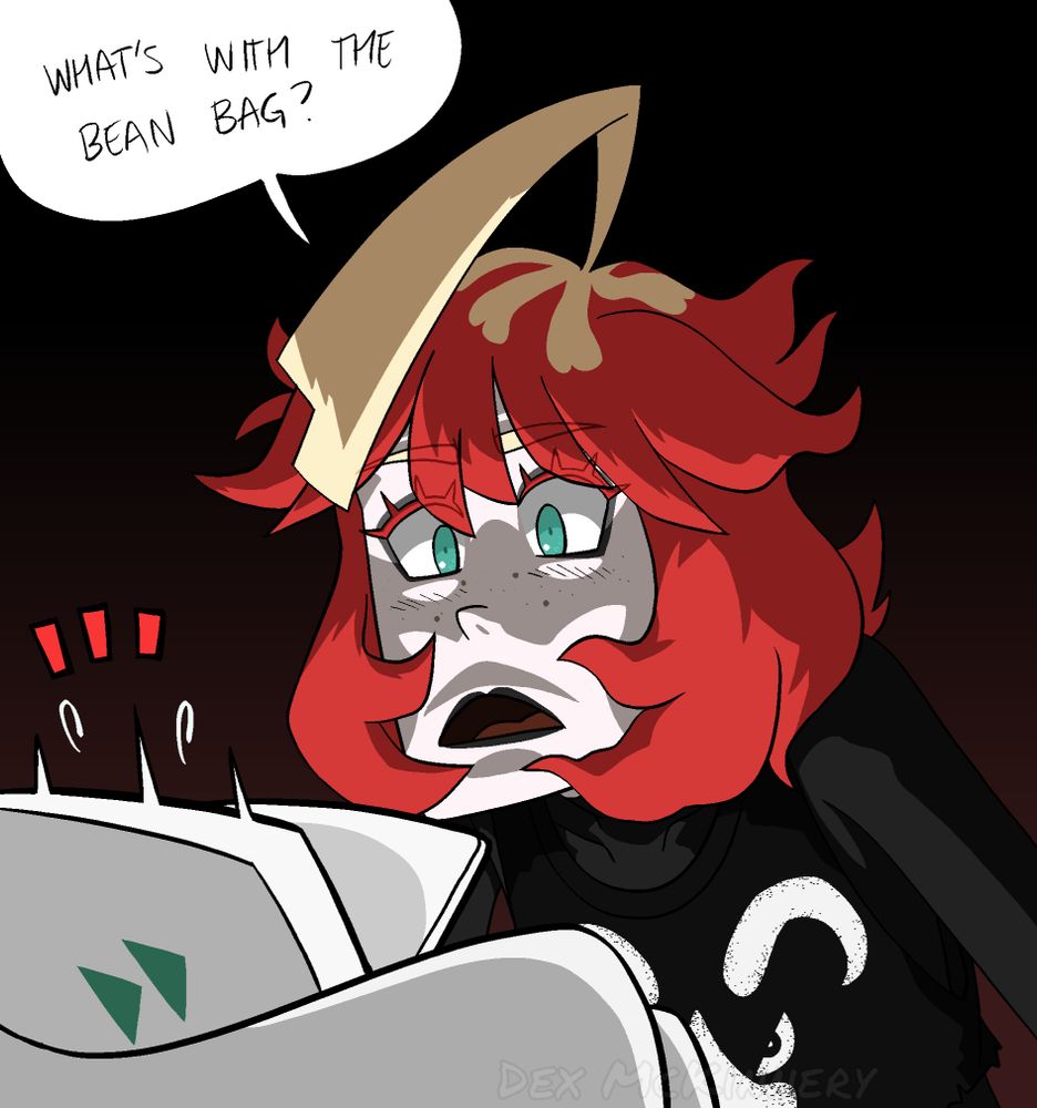 The original panel, drawn by Dex.