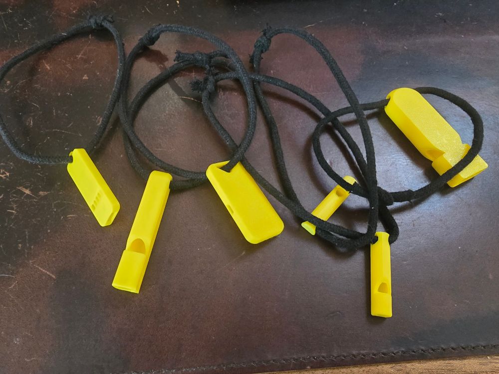 Whistles and whistles and whistles.