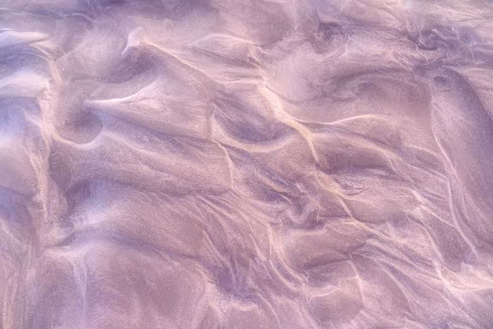 abstract sand ripples in the morning light