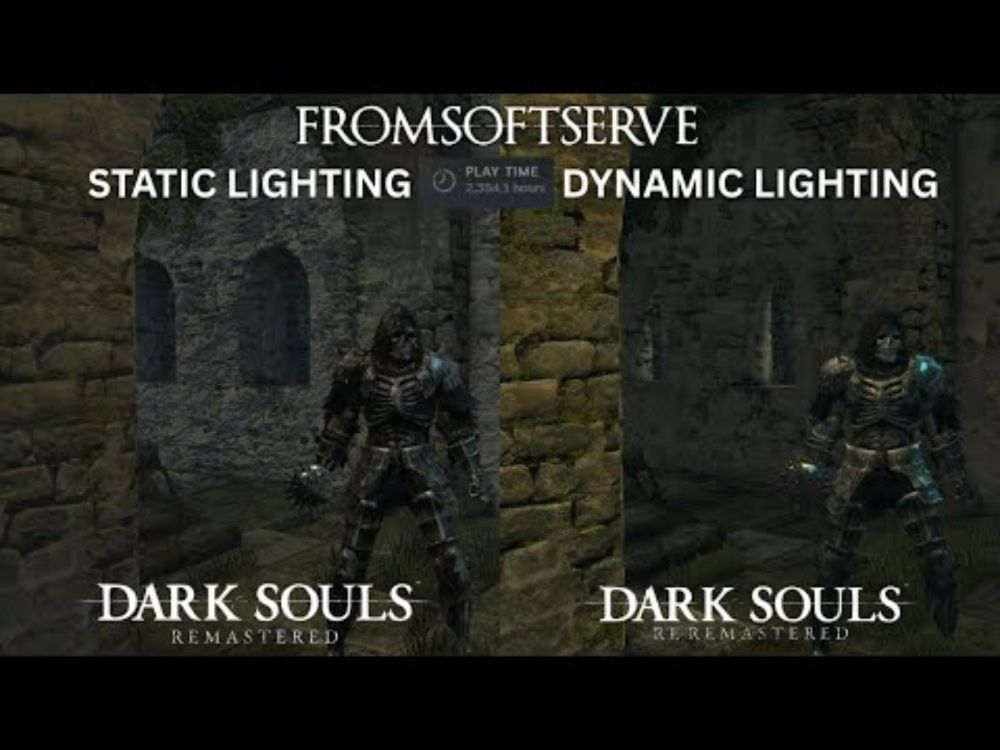 I converted DS1 over to dynamic lighting like Sekiro, Elden Ring, AC6