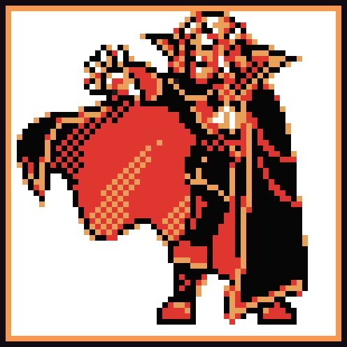 Dracula pixel art