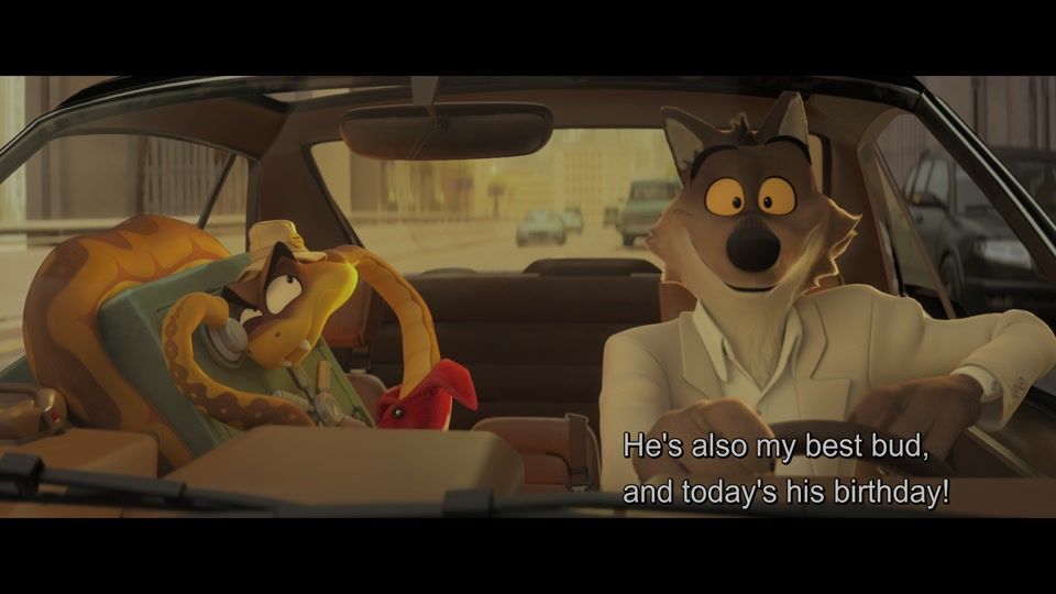 A frame from the movie 'The Bad Guys', specifically frame 211 of 5978