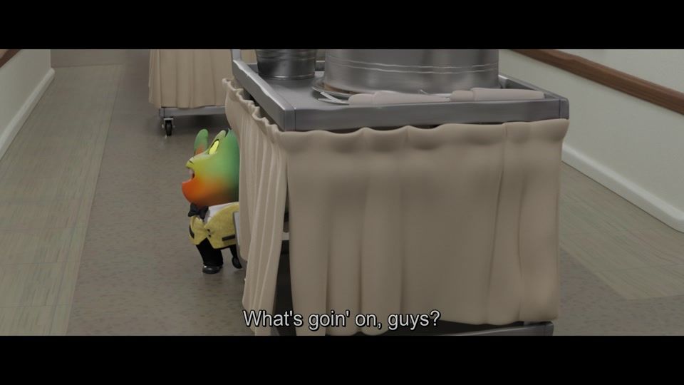 A frame from the movie 'The Bad Guys', specifically frame 1129 of 5978