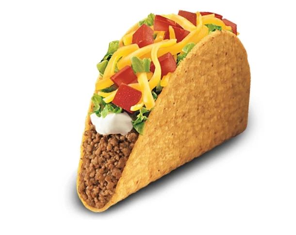 Picture of a taco supreme. 